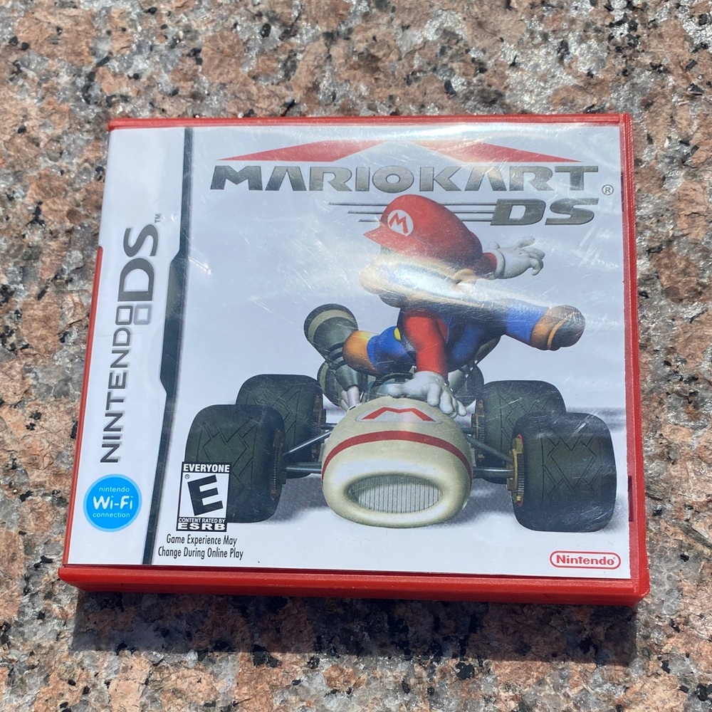 Nintendo Mario Kart DS (Red, White) - Classic Kart Racing Game